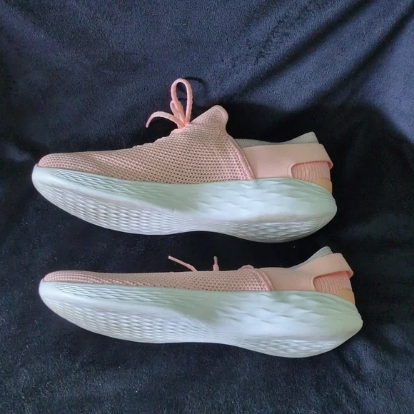 Skechers YOU Spirit Memory foam Slip on/lace up sz 9.5 - Picture 3 of 7